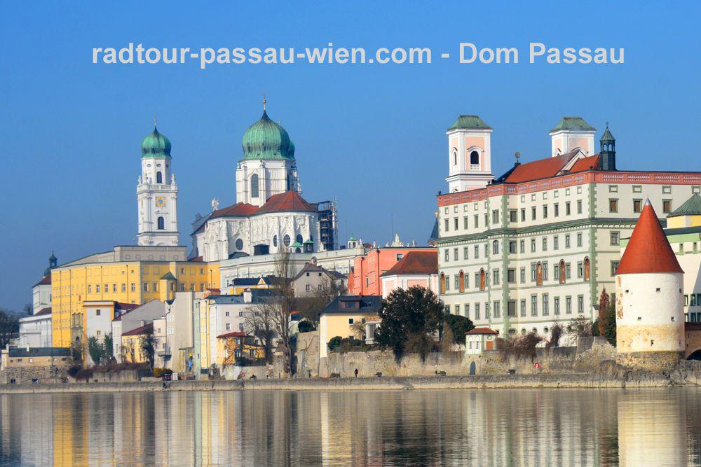 Fietstocht Passau-Wenen - Dom St.Stephan in Passau